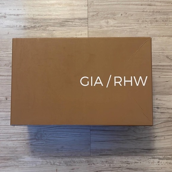 GIA BORGHINI x RHW Tall Lace Up Sandal in Biscotti size 37.5 - Picture 4 of 9